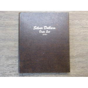 Dansco album for Morgan Silver Dollars Date Set - vintage coin album