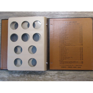 Dansco album for Morgan Silver Dollars Date Set - vintage coin album