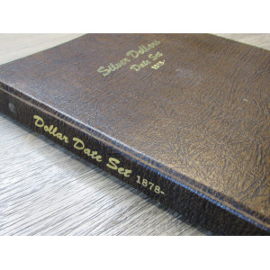 Dansco album for Morgan Silver Dollars Date Set - vintage coin album