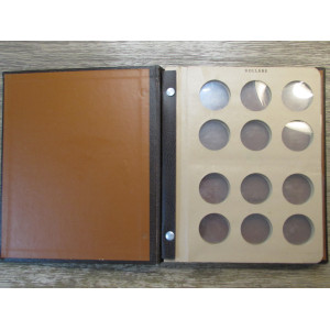 Dansco album for Silver Dollars - blank vintage coin album