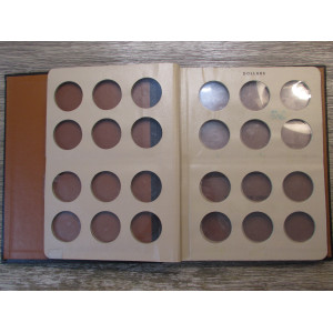 Dansco album for Silver Dollars - blank vintage coin album