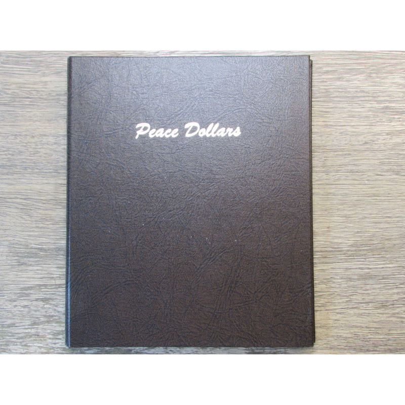 Dansco album for Peace Dollars - 1921-1935 - vintage coin storage