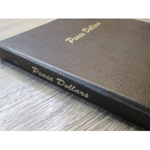 Dansco album for Peace Dollars - 1921-1935 - vintage coin storage