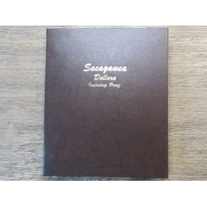 Dansco album for Sacagawea Dollars with proof issues - vintage album