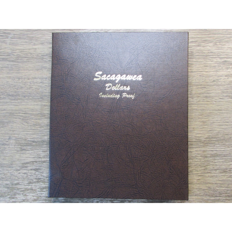 Dansco album for Sacagawea Dollars with proof issues - vintage album