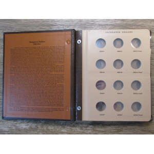 Dansco album for Sacagawea Dollars with proof issues - vintage album