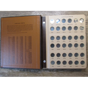 Dansco album for Lincoln Cents - 1909-2000 - vintage album