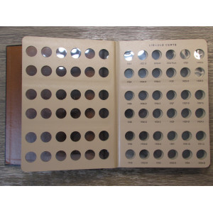 Dansco album for Lincoln Cents - 1909-2000 - vintage album