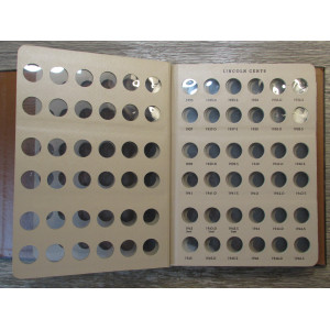 Dansco album for Lincoln Cents - 1909-2000 - vintage album