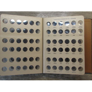 Dansco album for Lincoln Cents - 1909-2000 - vintage album