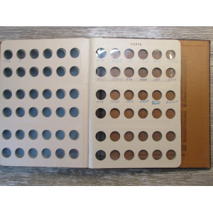 Dansco album for Lincoln Cents - 1909-2000 - vintage album
