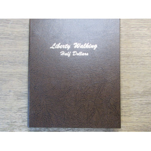 Dansco album for Liberty Walking Half Dollars - 1916-1947