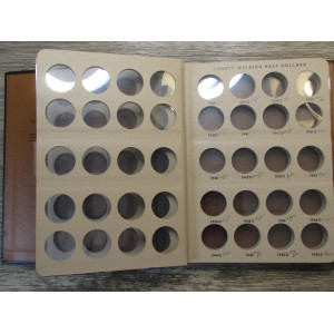 Dansco album for Liberty Walking Half Dollars - 1916-1947