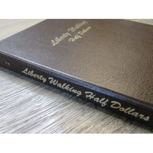Dansco album for Liberty Walking Half Dollars - 1916-1947