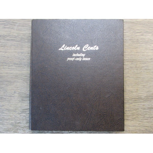Dansco album for Lincoln Cents with proof only issues - 1909-1995