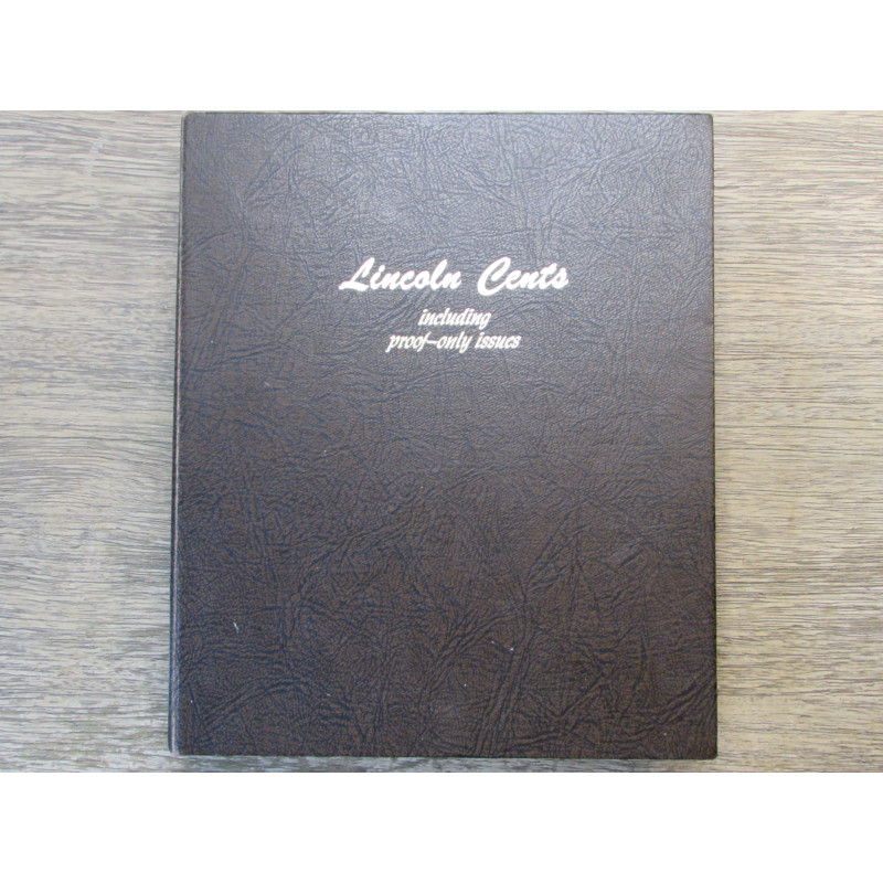 Dansco album for Lincoln Cents with proof only issues - 1909-1995