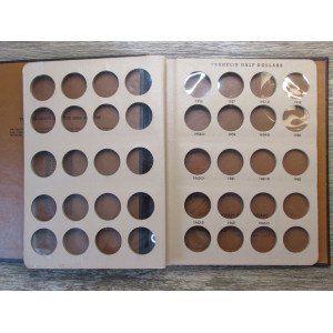 Dansco album for Franklin Half Dollars - 1948-1963 - vintage album