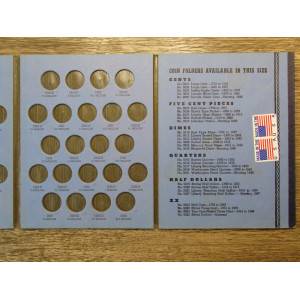 Whitman classic coin folder for Buffalo Nickels - 1913-1938