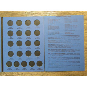 Whitman coin folder for Jefferson Nickels - 1938 to 1961 - vintage