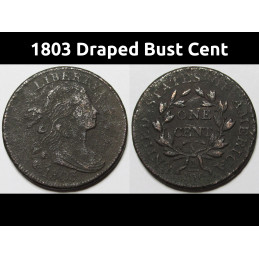 1803 Draped Bust Large Cent...