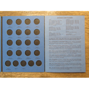 Whitman coin folder for Jefferson Nickels - 1961-1994 - vintage
