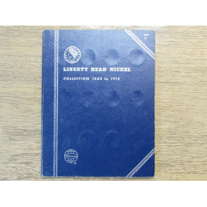 Whitman classic coin folder for Liberty Head V Nickels - 1883-1912