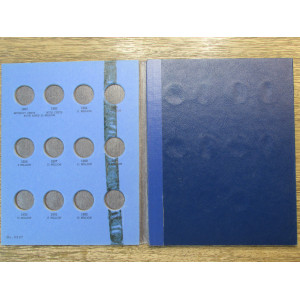 Whitman coin folder for Liberty Head V Nickels - 1912-1913 - vintage printing
