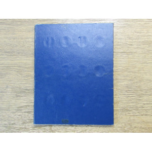 Whitman coin folder for Liberty Head V Nickels - 1912-1913 - vintage printing