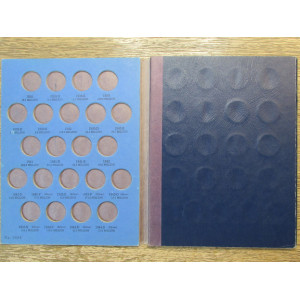 Whitman coin folder for Jefferson Nickels - 1938 to 1961 - vintage display