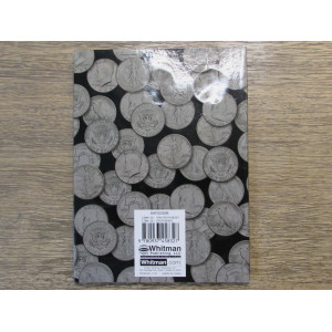 HE Harris coin folder for US half dollars - blank