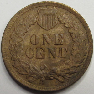 1902 Indian Head Cent - antique well detailed American penny