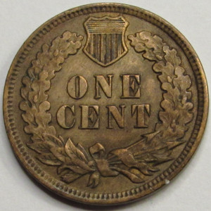 1904 Indian Head Cent - antique American Indian penny coin