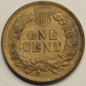 1906 Indian Head Cent - antique American Indian penny