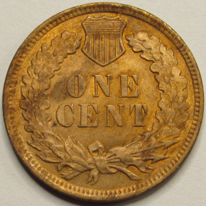 1907 Indian Head Cent - antique turn of the century American Indian penny