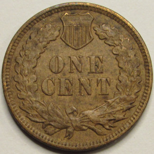 1909 Indian Head Cent - antique final year of issue well detailed penny