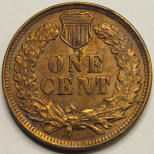 1909 Indian Head Cent - antique final year of issue well detailed penny