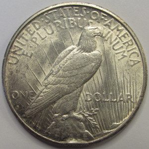 1934 S Peace Dollar - antique better date San Francisco mintmark American silver dollar