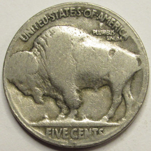 1914 S Buffalo Nickel - antique low mintage American Indian nickel coin