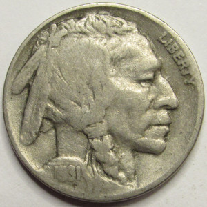 1931 S Buffalo Nickel - antique San Francisco mintmark coin with low mintage