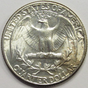 1940 Washington Quarter - antique American uncirculated silver coin