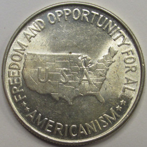 1952 Washington Carver Commemorative Half Dollar - antique unriculated silver coin