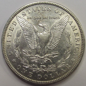 1897 O Morgan Dollar - antique New Orleans mintmark silver dollar