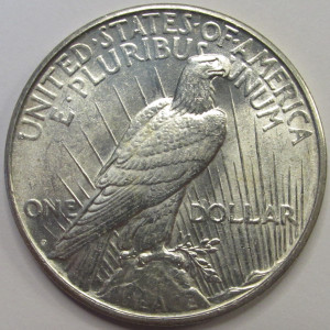 1926 D Peace Dollar - antique Denver mintmark silver dollar coin