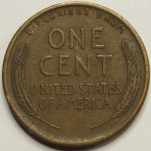 1916 Lincoln Wheat Cent - antique better condition American bronze penny