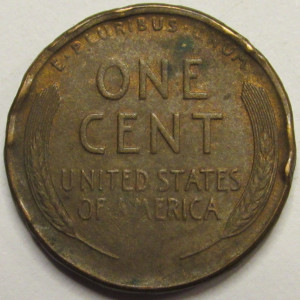 1919 S Lincoln Wheat Cent - antique San Francisco mintmark wheat penny