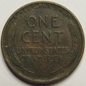 1918 Lincoln Wheat Cent - antique American wheat penny coin