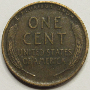 1919 Lincoln Wheat Cent - antique American wheat penny coin