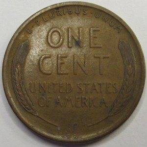 1909 VDB Lincoln Wheat Cent - antique first year of issue American penny