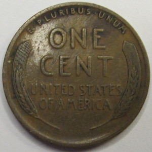 1913 Lincoln Wheat Cent - better condition American penny coin