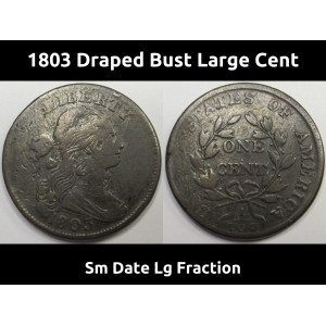 1803 Draped Bust Large Cent